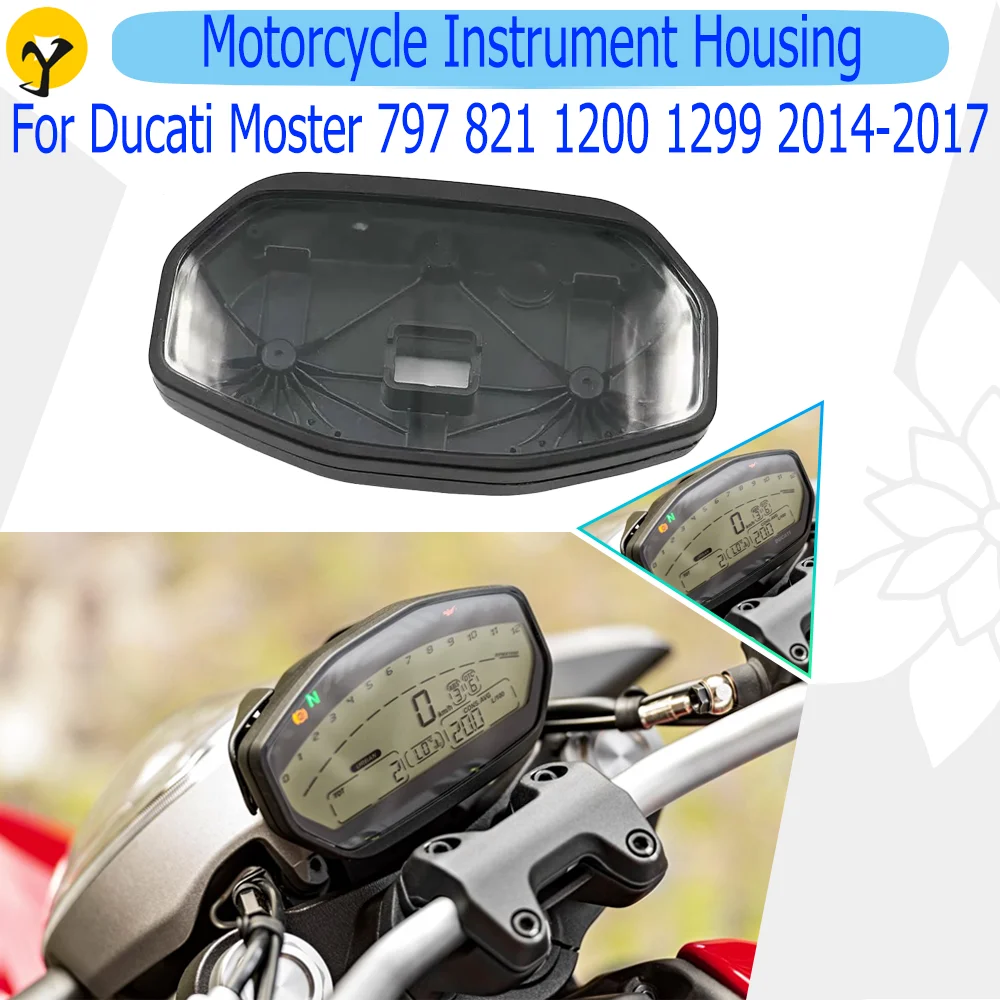 

Motorcycle Instrument Housing Protective Case Tachometer Housing Odometer Housing For Ducati Monster 821 1200 797 1299 2014-2017