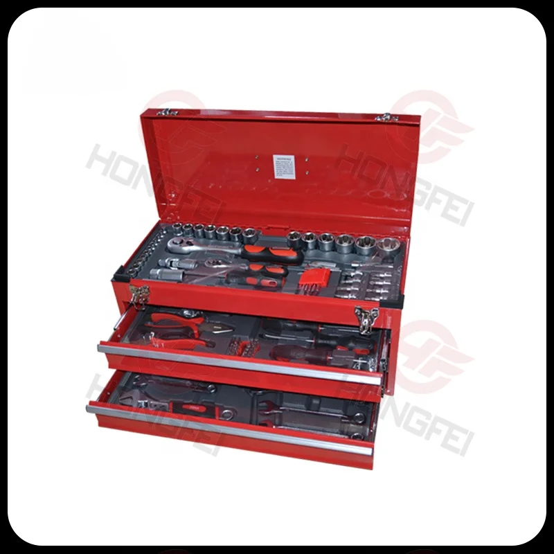 High quality metal tool box kids real set