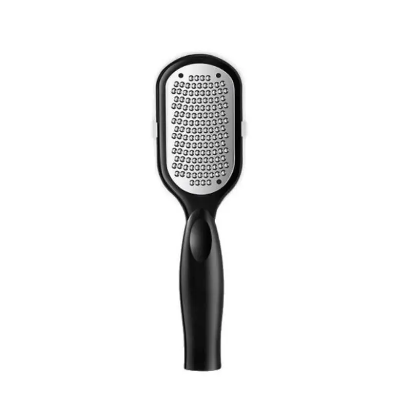 1Pcs Heavy Duty Stainless Steel Foot File With Splash Guard Handle For Cracked Heel Dead Skin Remover Pedicure Care Tool