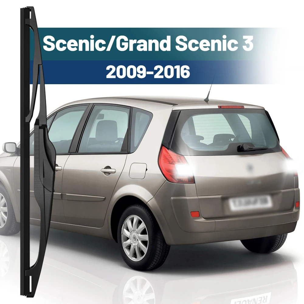 Für Renault Scenic 3 / Grand Scenic 3 2009-2016 12 "Heckscheibe Scheibenwaschanlage Wischer Klinge Auto Zubehör Zubehör