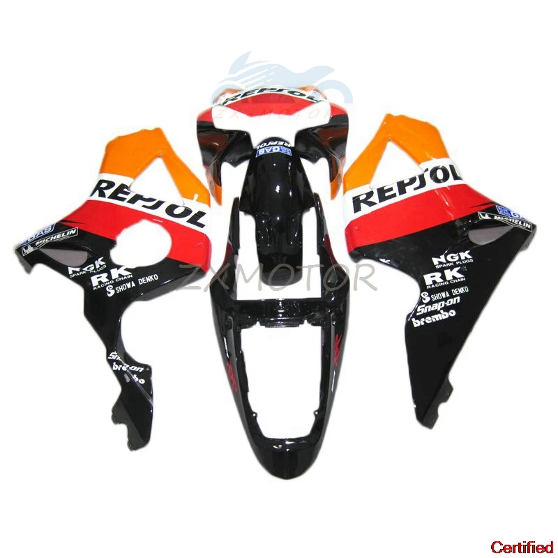 Motorcycle Accessories Fairings Kit Set For 2002 2003 HONDA CBR954RR Orange Black Red fairing CBR954 02 03 k2 k3 Repsol 25