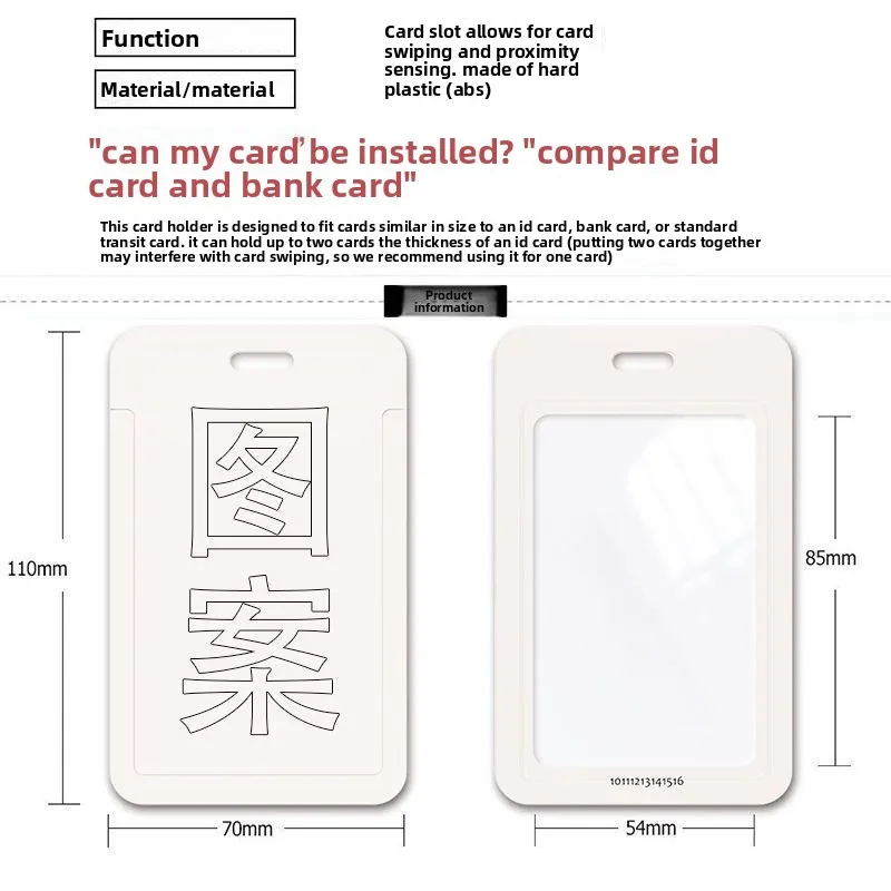 Disney Judy Nick Cartoon Oil Painting Sliding Card Case Cover for Students Workers ID Bus Meal Access Campus Cards