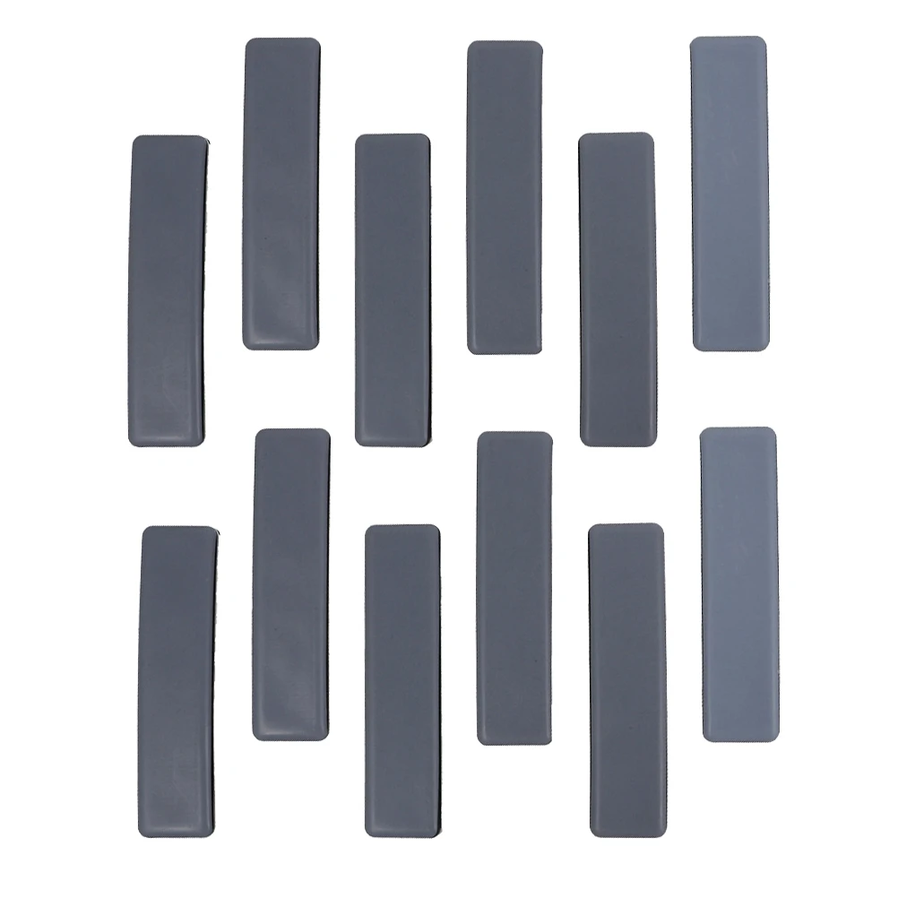 

12pcs Furniture Sliders Table Chair Mats Self Stick Leg Protector Hardwood Moving Pad Rectangle