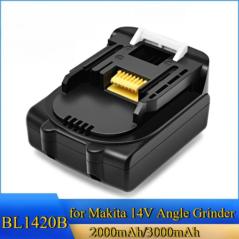 

Сменный аккумулятор 3000 мАч для литий-ионного аккумулятора Makita BL1420B для угловой шлифовальной машины Makita 14 В и электроинструментов, совместимый с OEM
