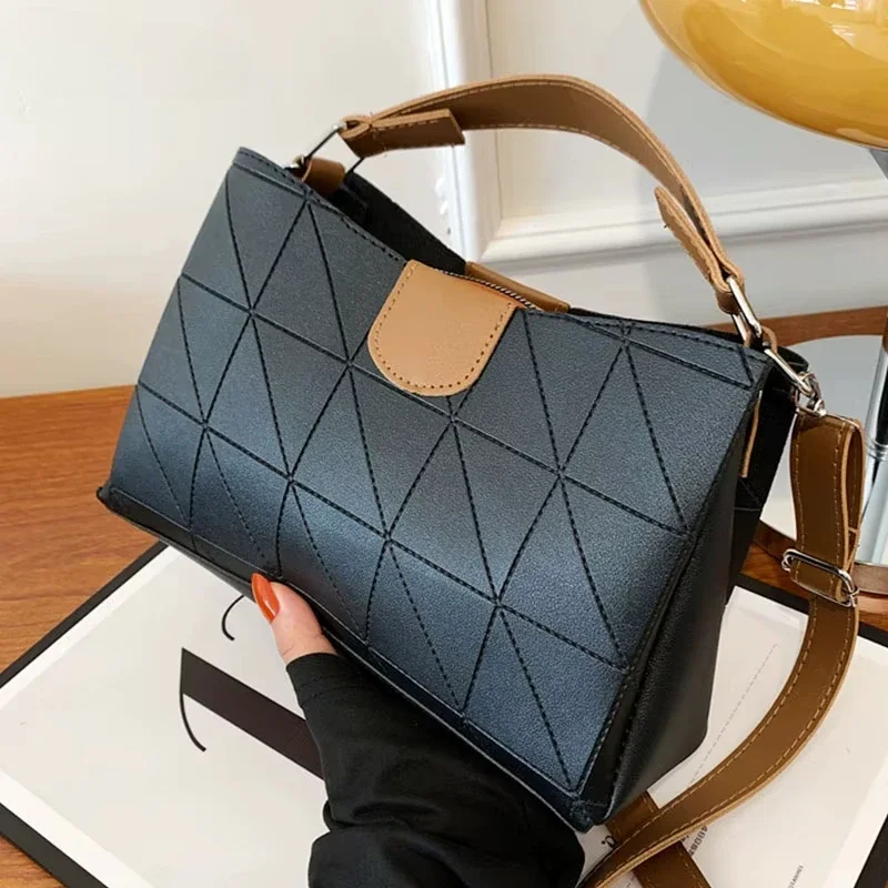 Nuevo Bolso de Hombro, bolsos de mano para mujer, bolsos de mano de piel auténtica suave de alta calidad 2025, bolso de mano para mujer, bandolera