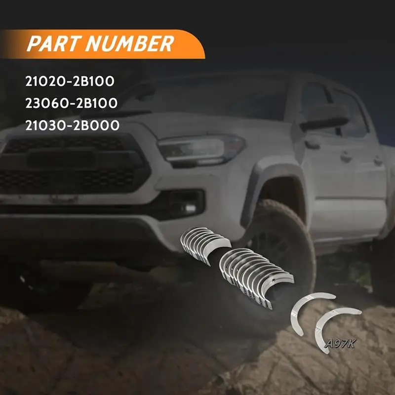 

Main & Rod Bearings Set For Kia Optima Sorento Sportage For Hyundai Sonata Tucson Santa Fe 21020-2G020 23060-2G020