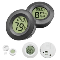 -50~ +70°C Mini LCD Digital Thermometer Hygrometer Fridge Freezer Tester Temperature Tester Sensor Humidity Meter Detector 1PC