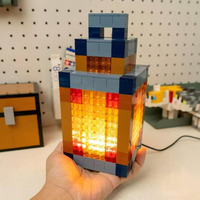 Building Blocks Toy Build Mine World Construction Set STEM Sensory Educational Christmas Festival Party Gifts