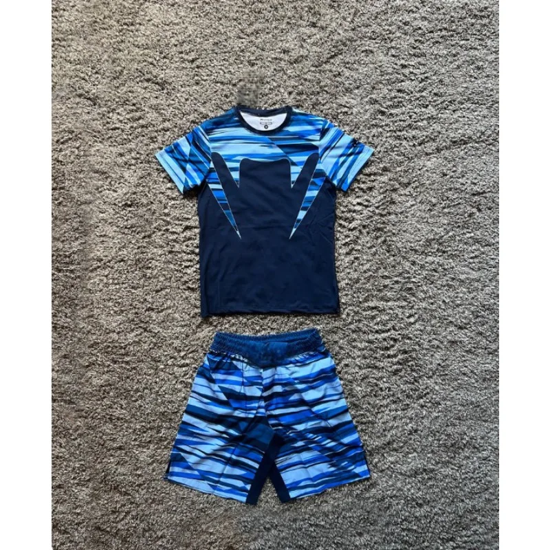 

Best-selling Men's and Women's Outdoor Sports Casual Short-sleeved Short-pants Sets; Martial Arts and Boxing Clothing kids