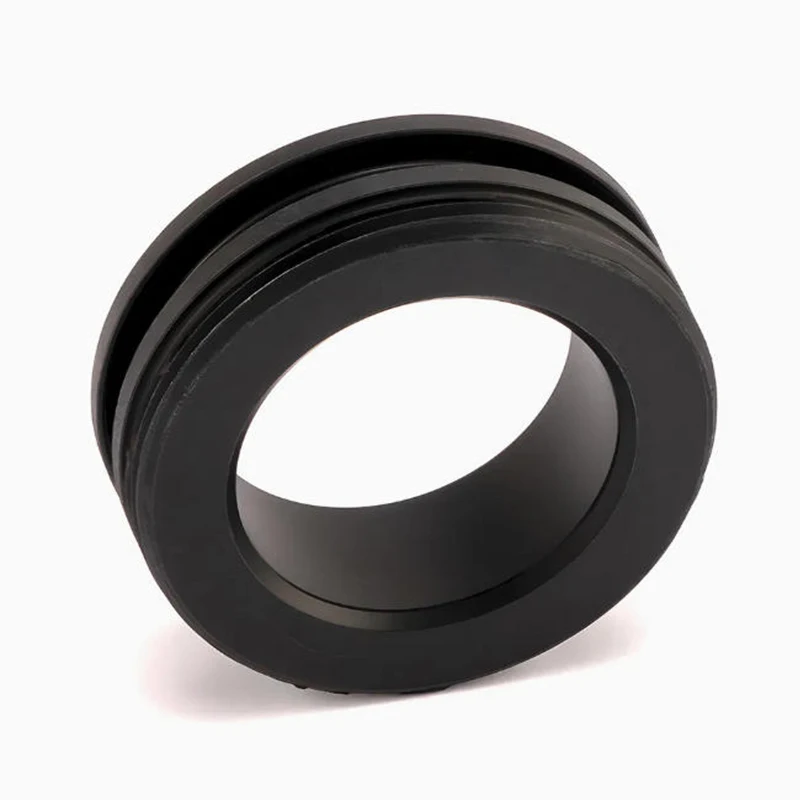 

High Precision Custom Black Anodized Aluminum Alloy Multi-slot Annular Component CNC Machining Grinding Material