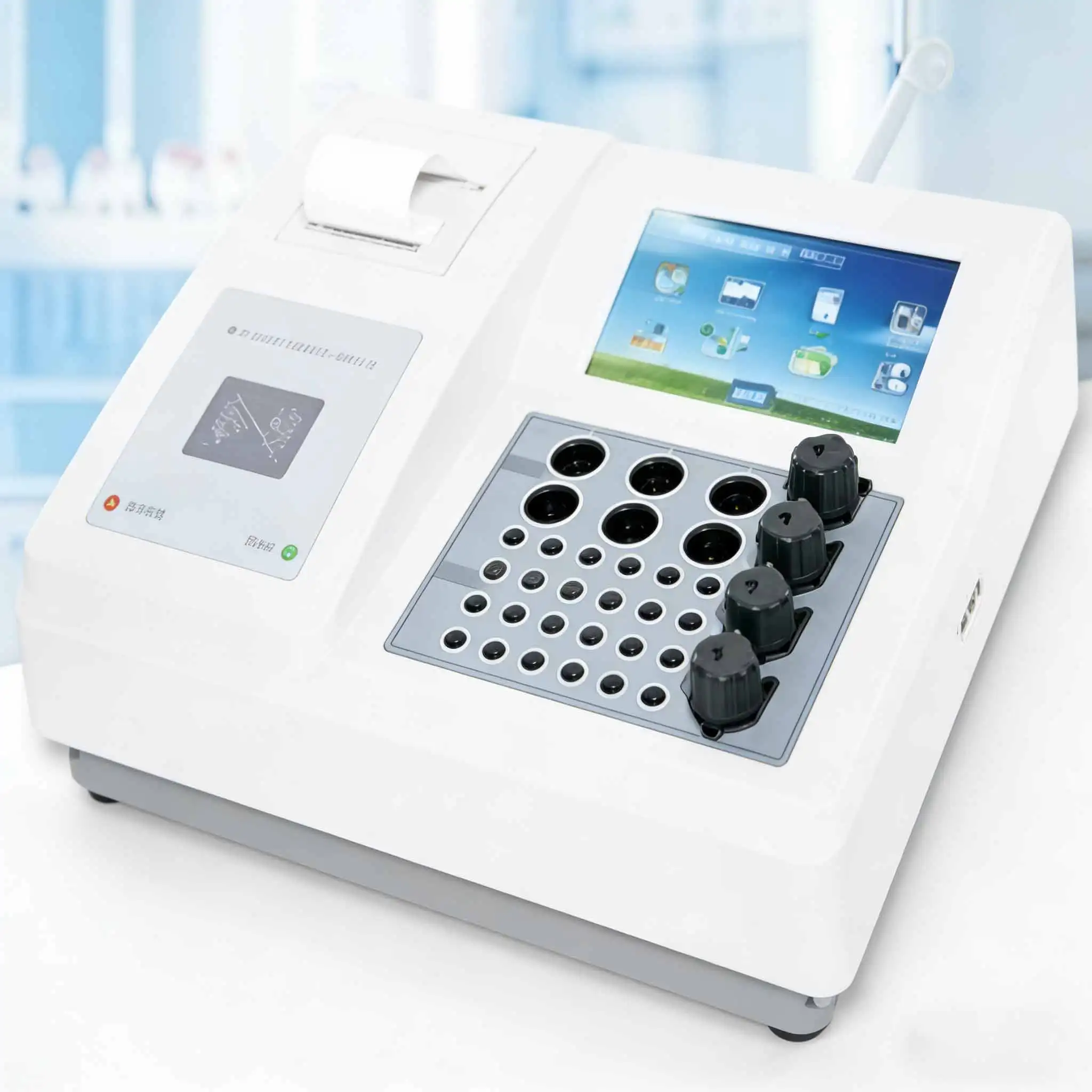 Hospital Clinic Laboratory Open Reagents Portable 4-Channel Semi-Auto Coagulation Analyzer Machine Coagulometer