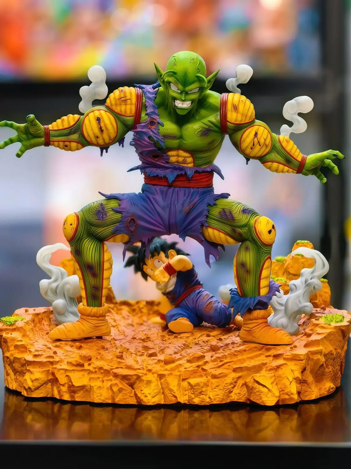 드래곤볼 애니메이션 피규어 28cm - 피콜로 & 손오반 액션 피규어 모델 스태츄 인형 컬렉션 장식 장난감 크리스마스 선물용