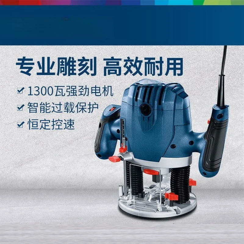 Hand-held trimmer, power tools, woodworking slotting machine