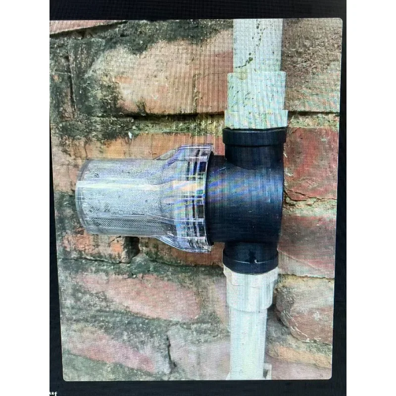 Pre-filter Tap Water Pipeline Filtration 4 Points 6 Points Plastic Transparent Irrigation for Breeding.