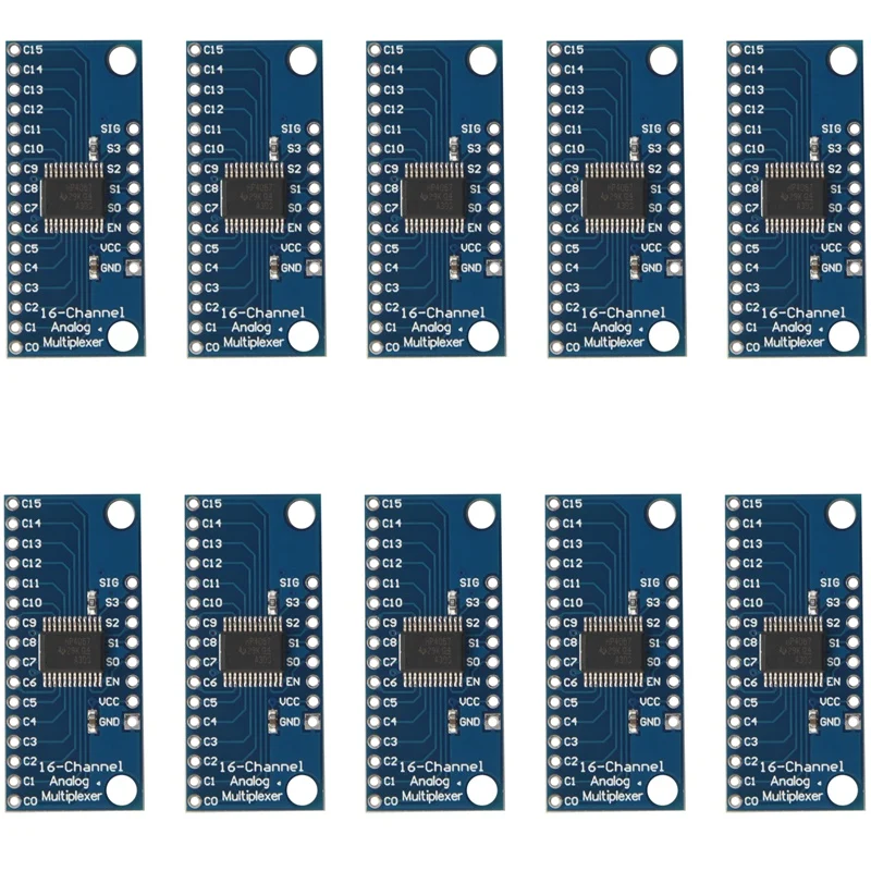 10 sztuk 16CH moduł multipleksera analogowego 74HC4067 CD74HC4067 precyzyjny moduł multipleksera cyfrowego MUX tabliczka zaciskowa