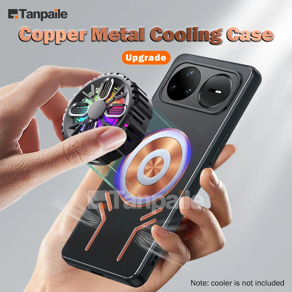 

Magnetic Metal Cooling Case For Huawei Nova15 Ultra Pro Shockproof Copper Heat Dissipation Cover