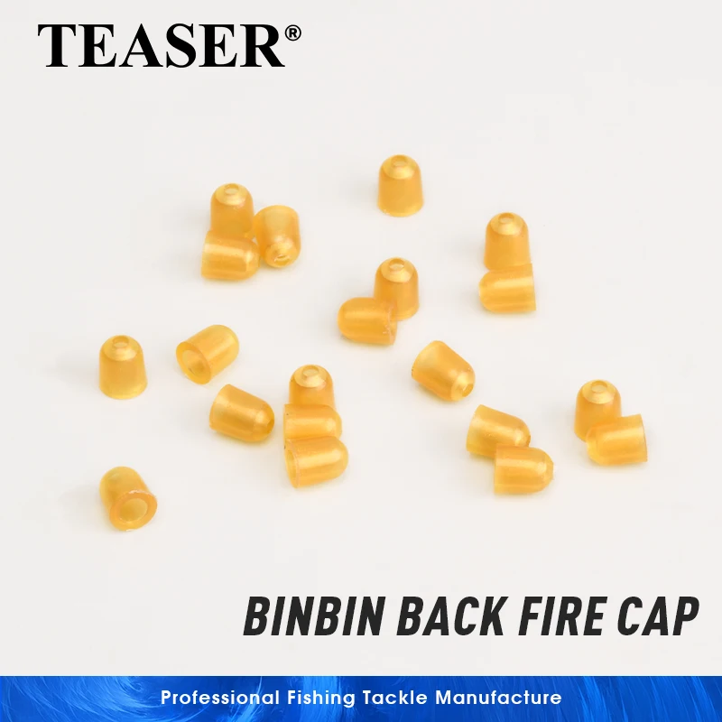 TEASER 20 шт./упак. Задние заглушки BINBIN BACK FIRE CAP, аксессуары для самостоятельной сборки для морской рыбалки Etsuki