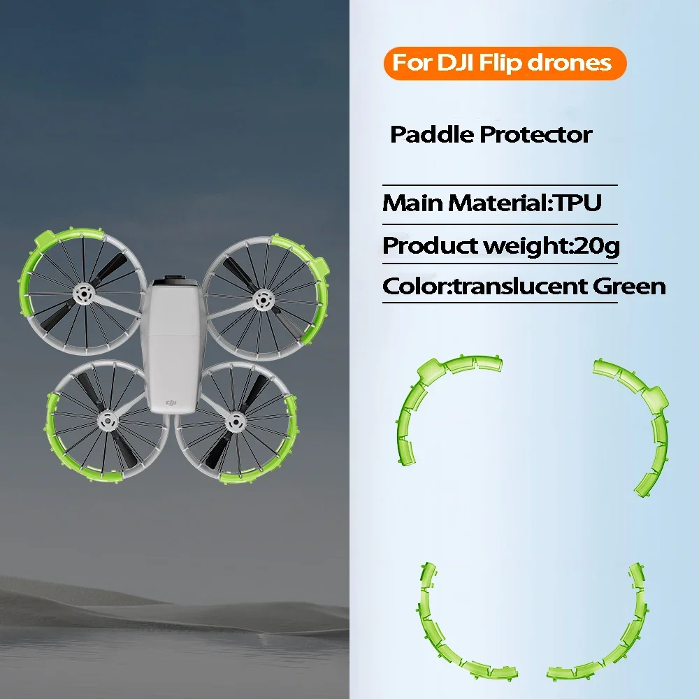 Anillo protector de parachoques para Dron DJI flip, protector de hélice, protectores de impacto anticolisión, accesorios protectores de parachoques