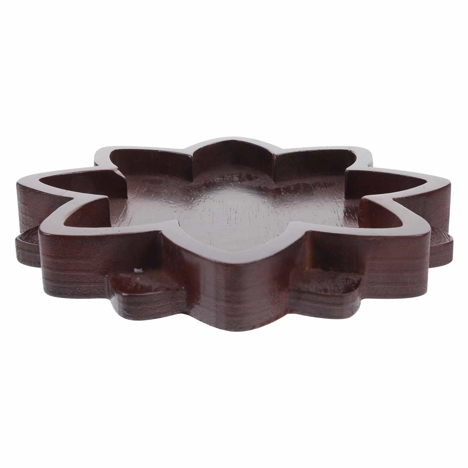 

Lotus Shape Crystal Wooden Jewelry Display Storage For Bracelets Beads Trinkets Home Decor Dresser Accessory