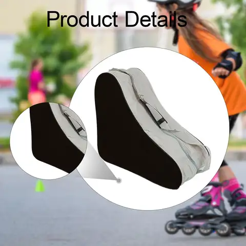 बच्चों के लिए हैंडल के साथ रोलर स्केट बैग, स्केटिंग शूज़, क्वाड स्केट्स, आइस हॉकी स्केट्स, इनलाइन स्केट्स, फिगर स्केट्स के लिए बैग 10 best sales रोलर स्केट बैग - №8