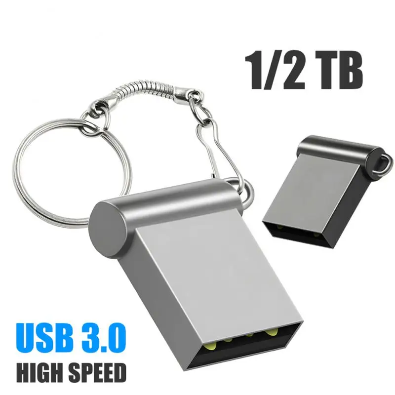 USB Flash Drive 2TB 1TB Metal Real Capacity High Speed Memory Stick 128GB USB 3.0 Flash Pen Drive Business Gift Storage U Disk