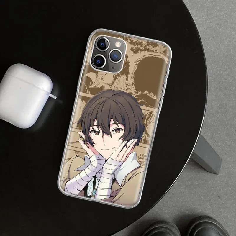 Bungou Stray Dogs Dazai Osamu Phone Case Cover For iPhone 11 12 13 14 15 16 Pro Max Apple X XS XR 7 Plus 8 + Art Customized Fund