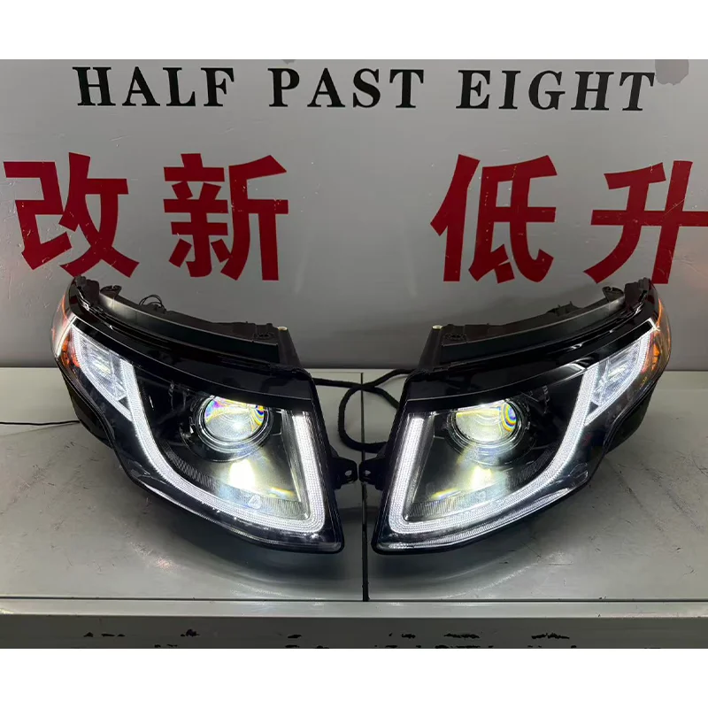 For 2011-2018 for for Evoque Upgrade Replacement High-Brightness LED Headlamps Adaptive Function Three-Times