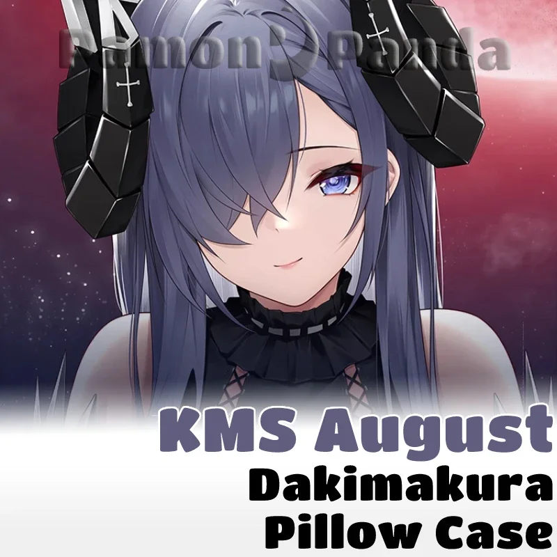 KMS August Dakimakura Azur Lane Full Body Pillow Case Sexy Hugging Cushion Cover Pillowcase Home Otaku Bedding Decor Gift