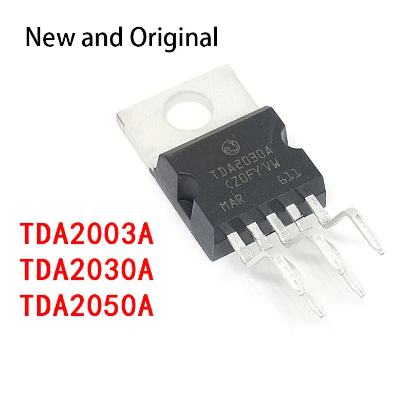 5~10PCS/LOT TDA2003 TDA2030 TDA2050 TO-220 Amplifier Chip Single Supply TDA2003A TDA2030A TDA2050A New And Original