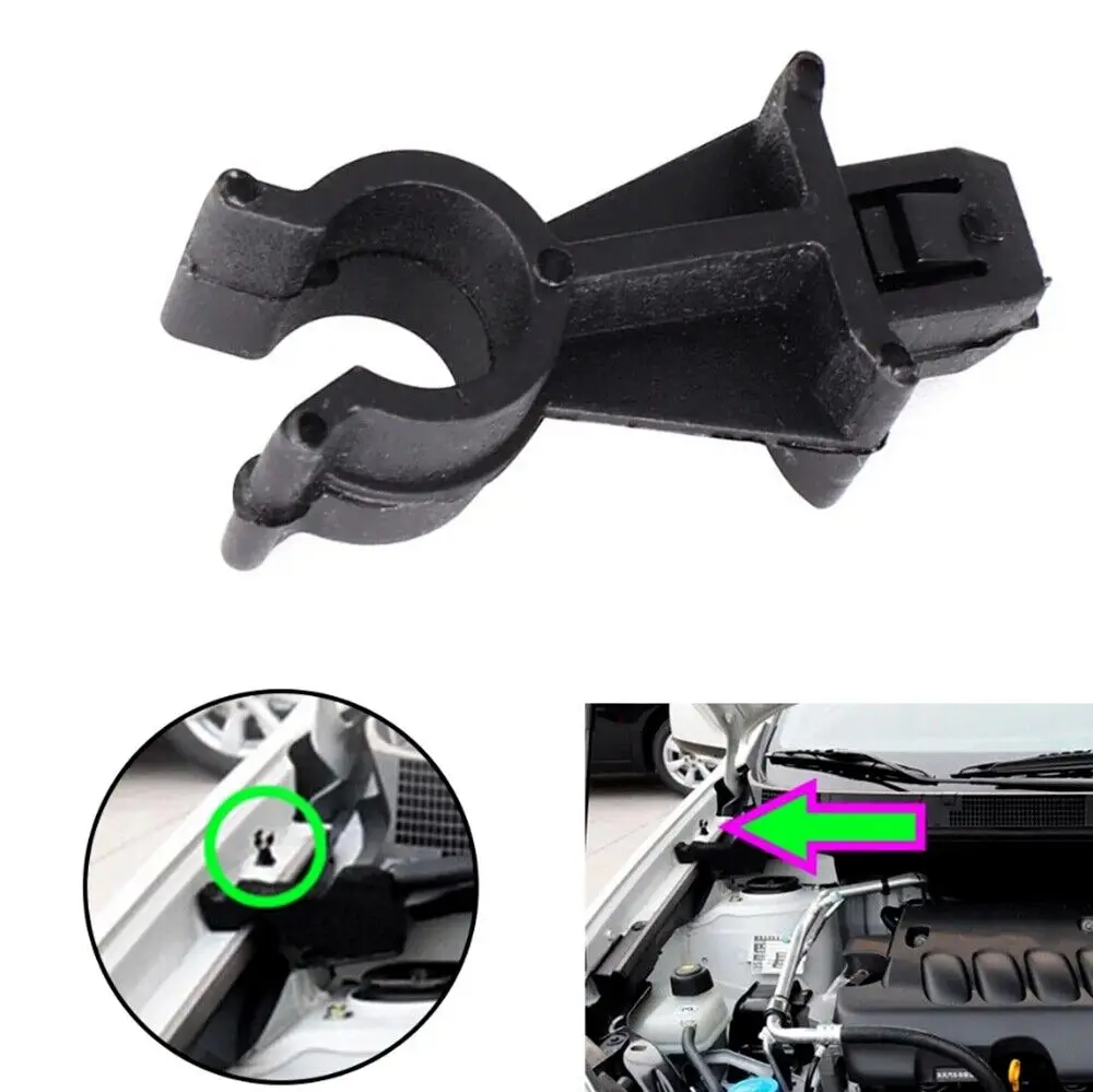 1Pcs Navara Pathfinder R51 Hood Bonnet Support Rod Clamp Clip For Nissan Dualis J10 Auto Parts