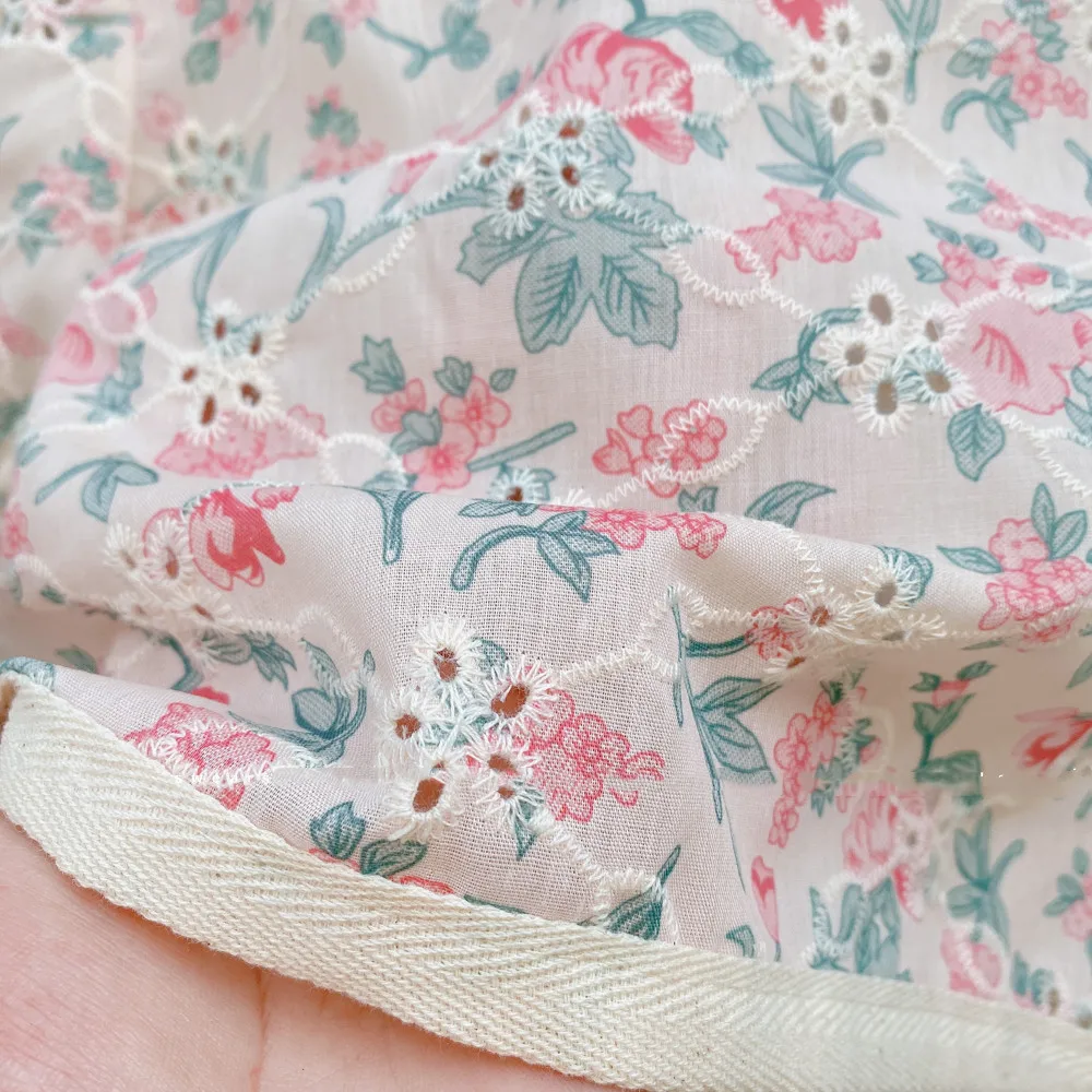 مجموعات ملابس الأطفال زهرة مطرزة قصيرة الأكمام أعلى + تنورة 2 قطعة مجموعات طفلة ملابس طفلة الزي مجموعة