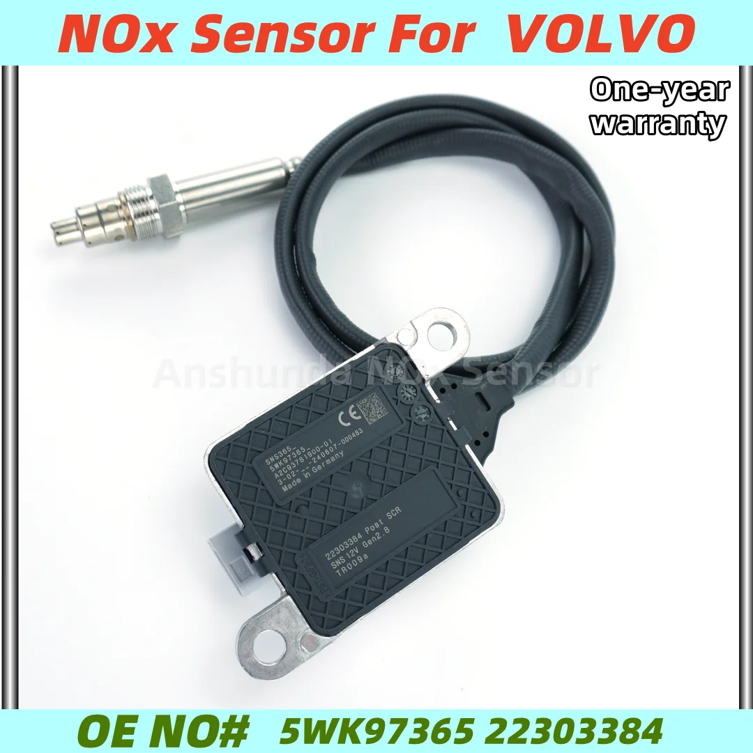 NEW 5WK97365 22303384 85023785 Outlet Downstream Nitrogen Oxygen Sensor For Volvo Mack D13 2017-2022 Truck 12V Nox Sensor