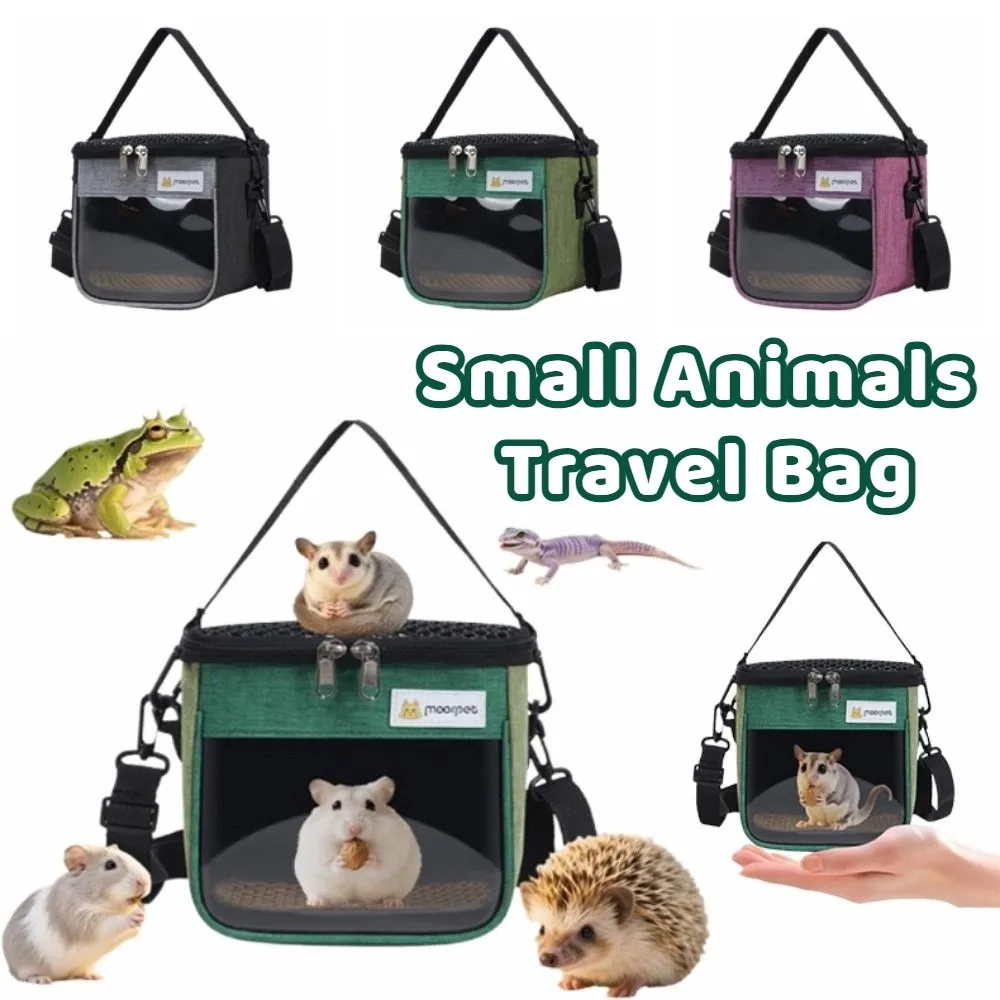 

Portable Pet Takeaway Bag Handheld Clear View Chinchilla Outdoor Cage Breathable Lightweight Hamster Carry Bag Pet Supplies