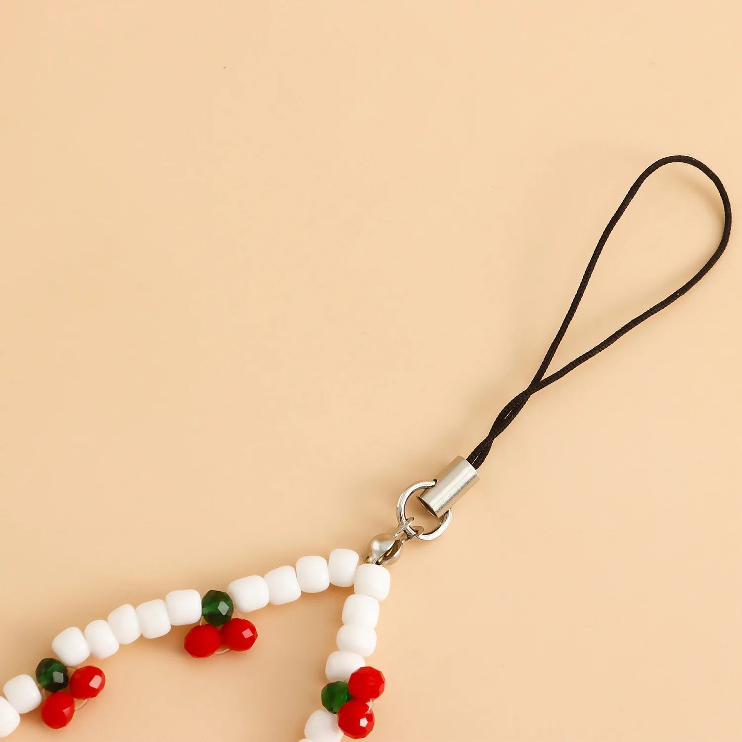 Women Trendy Cherry Beaded Pearl Phone Chains Cellphone Straps Telephone Lanyard Phonecase Charms Keychain Bag Accessories 2023