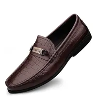 High Quality Men's shoes Genuine Leather Casual Shoes Waterproof Plus Size Loafers Moccasins Comfy Driving Shoes Men