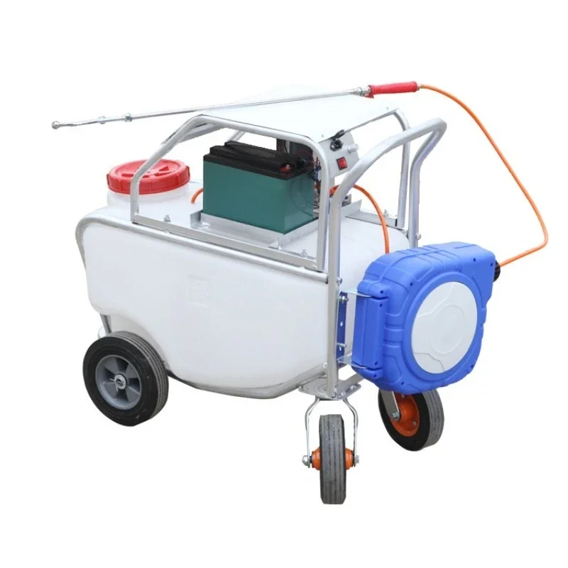 

Hand cart, dispenser, disinfection machine, engine sprayer