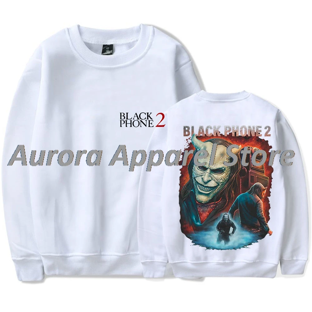 الهاتف الأسود 2 لقد تحذيرتها Crewneck بلوزات هالوين أفلام الرعب ميرش النساء الرجال طويلة الأكمام المحملة