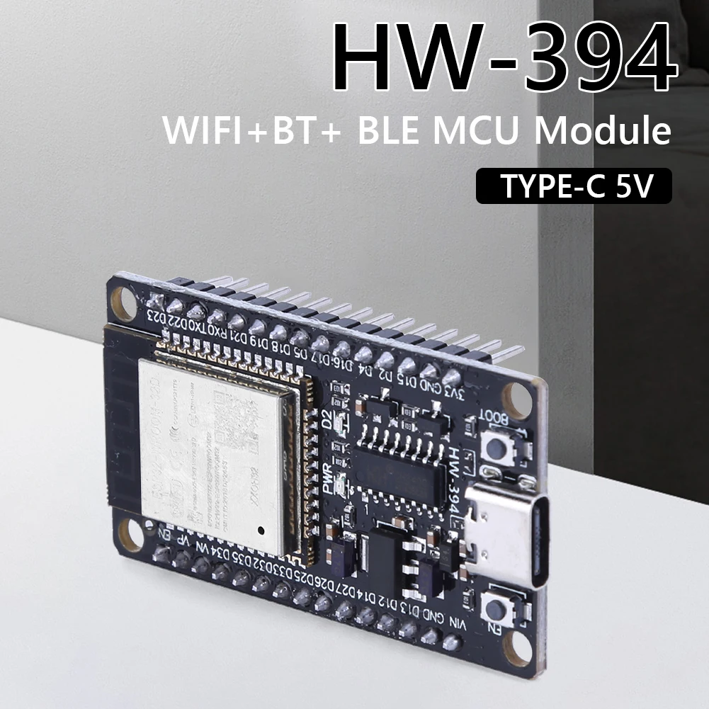 1-100PCS ESP32 Development Board WiFi+Bluetooth ESP32 WROOM-32D Board CH340C TYPE-C 30Pin/CP2102 USB 30Pin Module for Smart Home