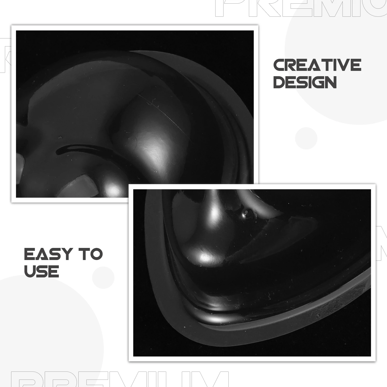 Masque facial Transparent pour 60Cm Bjd, 6 pièces, housse de protection transparente, anti-rayures, Anti-poussière, affichage, outil accessoire d'entretien