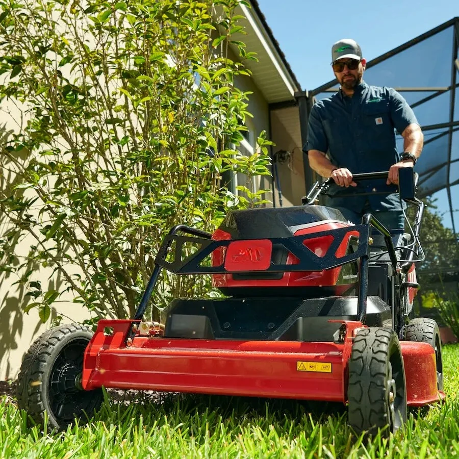 Industrial 2-Stroke Push Self-Propelled Lawn Mower Durable Garden Yard Mowing Machine