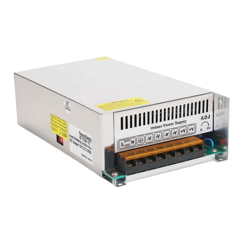 12V 100A 1200W High Efficiency DC Power Supply Adapter with 6000 Hours Lifespan for Automation Equipment and Projects