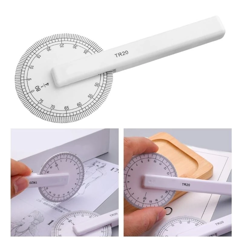 

Circular Quilting Ruler 360 Degrees Rotating Quilting Ruler with Scaled Roller,for Clothing Pattern Fabric Sewing Measuring