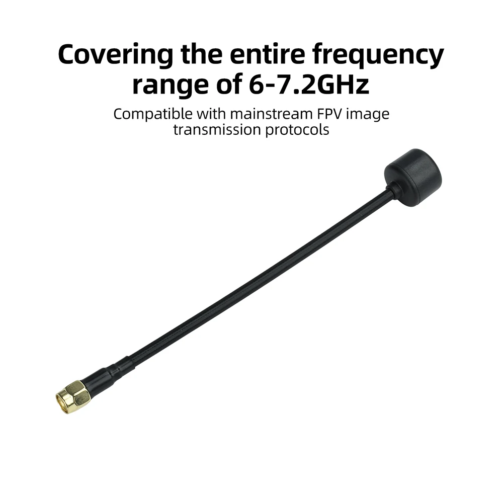 6-7.2G 3.0dBi Gain FPV Image Transmission Antenna With SMA inner needle Connector 6000-7200MHz For Drone Wireless Antenna