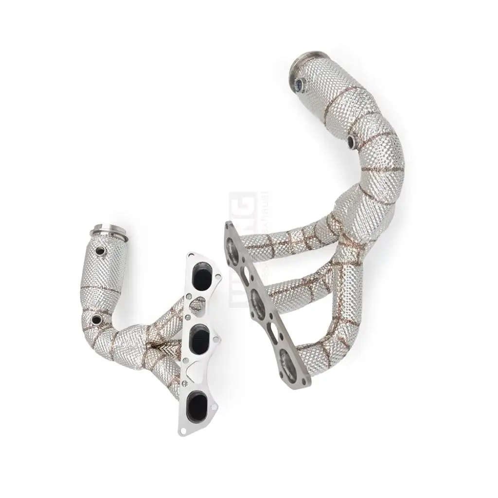 

High Quality stainless steel exhaust manifold for Porsche 911 (991.1) 3.8 GT3 2013-2015 with insulated exhaust collector