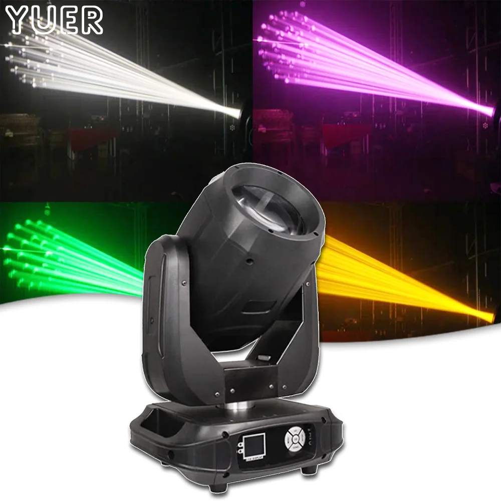 

YUER 260W Beam Spot Wash Effect Moving Head Stage Light 16+8 Prism DJ Disco DMX512 Music Control Professional Party Lamp