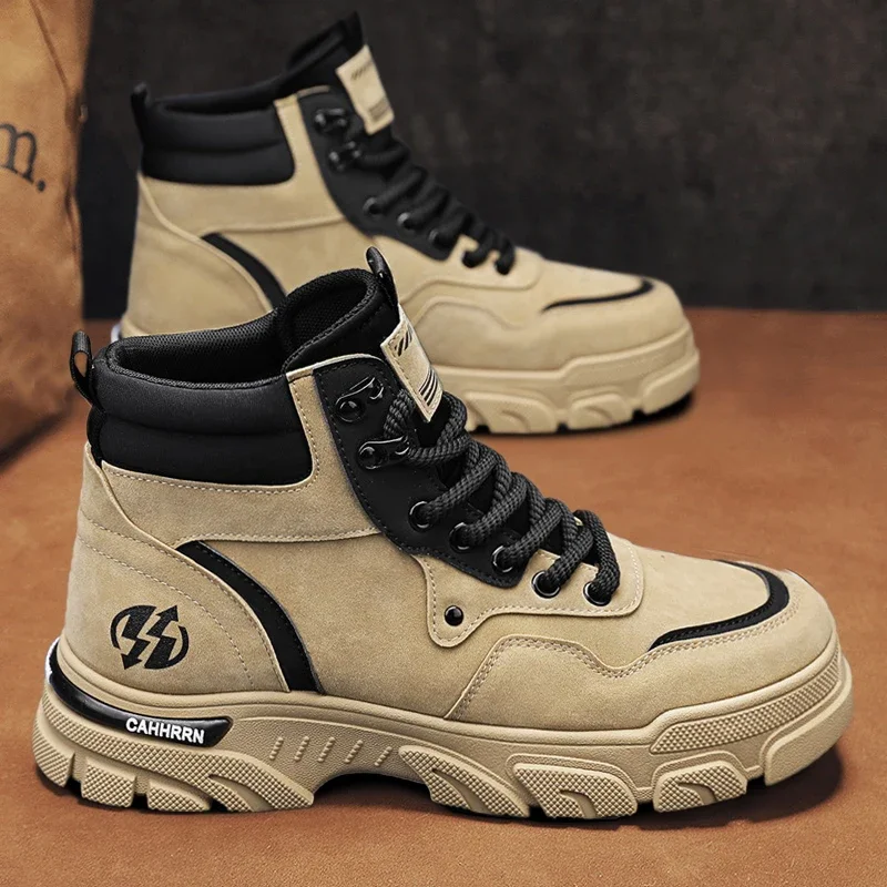 

Мужские ботинки, повседневная обувь, ковбойская армейская зимняя тактическая мотоциклетная кожаная обувь до щиколотки для работы, уличного туризма, дизайнерская роскошная обувь