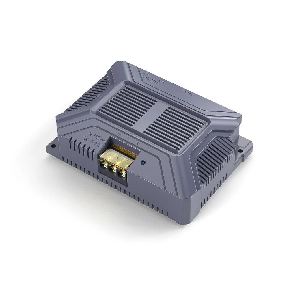 For Starlink 12V DC Power Supply 5-in-1 180W Injector DC 9-36V To 48V Gigabit Adapter With LAN  Ports