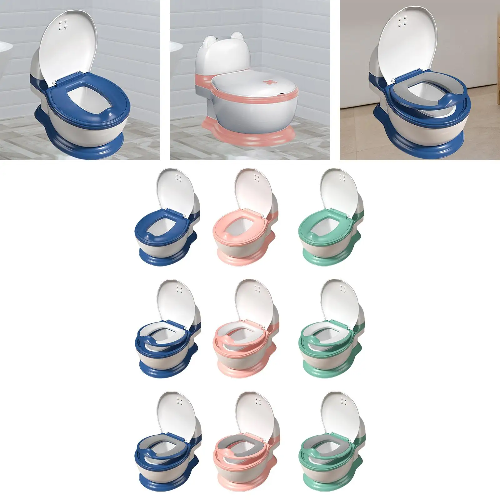 

Противоскользящий горшок для путешествий, настоящий горшок для детского сада на открытом воздухе