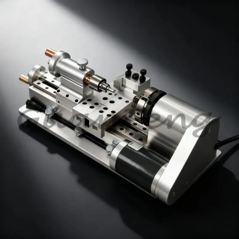 Mini Desktop Lathe Small Metal & Wood Turning Lathe Machine for Model Making Scientific Experiment