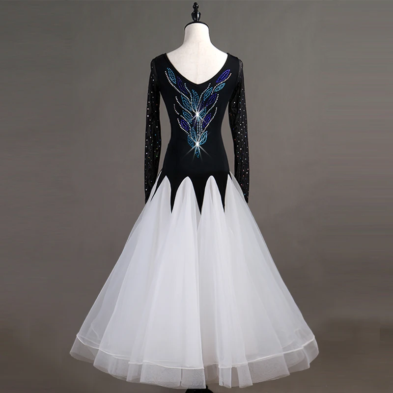 Standard Waltz Ballroom Dancing Dress Women New High Quality Long Sleeve Tango Ballroom Competition Dance Dresses